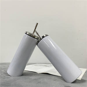 Agua cerveza café doble pared vasos rectos absolutamente aislado al vacío vaso 20oz cupss para sublimación de tinte prensa de calor - Product Image 1