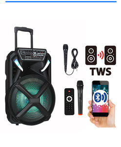 Altavoces Karaoke Bluetooth Feiyang, Cornetas Amplificadas con Bocina de 15 Pulgadas, Trolley Bluetooth Partybox, Subwoofer, Caja de Sonido - Product Image 4