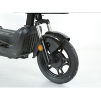 Vélo électrique de ville pour adultes, 3 vitesses, frein à tambour sans balais, batterie au plomb-acide 500W, assistance au pédalage, écran LCD