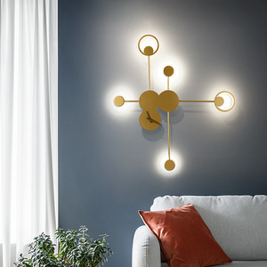 Orologio <span class=keywords><strong>da</strong></span> <span class=keywords><strong>Parete</strong></span> LED Moderno e Silenzioso, Luce Calda Multidimensionale, Decorazione in Ferro, Precisione nel Calcolo del Tempo, Illuminazione Dimmerabile <span class=keywords><strong>per</strong></span> Interni - Product Image 5