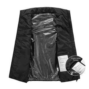 Chaleco Térmico Eléctrico de 11 Zonas de Calor, Prenda de Invierno para Hombre, Color Negro, Personalizable, Unisex, Ropa con Calefacción - Product Image 2