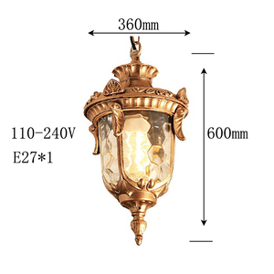 <strong>RETRO</strong> GARDEN OUTDOOR PENDANT LIGHTS DIE CASTING ALUMINUM WATERPROOF HANGING <strong>LAMP</strong> - Product Image 6
