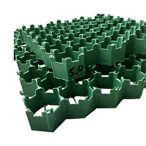 ارتفاع سعر شبكة رصف العشب 70-أرفف شبكة عشب بلاستيكية من البولي إيثيلين عالي الكثافة لشبكة الحصى لطريق القيادة رصف العشب البلاستيكي - Product Image 3