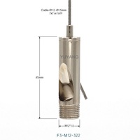 Pince de câble à fibres optiques en laiton réglable de haute qualité pour Kit de suspension