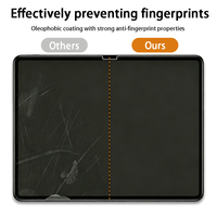 Protection d'écran en verre trempé HD Clear 2.5D Arc Edge sans bulles, installation facile, pour iPad Pro 11/12.9 pouces/Pro 11/Pro 13 M4/M5