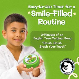 Temporizador de cepillo de dientes musical para niños, temporizador de 2 minutos para cepillarse los dientes con luces, juguetes educativos para el cuidado dental con canciones - Product Image 3