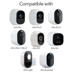 Support mural et de plafond réglable en plastique pour caméras de sécurité CCTV <span class=keywords><strong>Arlo</strong></span> Pro <span class=keywords><strong>2</strong></span>/3/<span class=keywords><strong>Ultra</strong></span> - Conception portable - Product Image 2