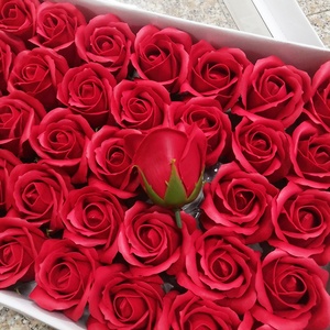 Handmade Nghệ Thuật Nhân Tạo Hoa 3 Lớp Rose Head Bó Hoa Hộp Quà Tặng Trang Trí Đám Cưới Mô Phỏng Xà Phòng Hoa - Product Image 3