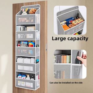Organizador Colgante para Puerta, Bolsa de Almacenamiento de Gran Capacidad con 5 Compartimentos, Espacioso, de Tela No Tejida, para Dormitorio o Residencia Estudiantil - Product Image 2