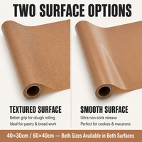 Tapis de cuisson en PTFE, résistant aux hautes températures, antiadhésif, réutilisable, 40x30cm, 60x40cm, surface lisse et texturée