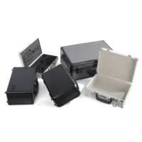 Mallette en métal personnalisée OEM/ODM pour outils, étui de transport en aluminium avec doublure en mousse, indice de protection IP67/IP68, fermeture à boucle et crochet