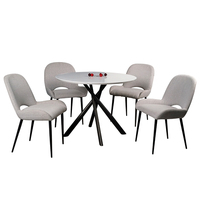 Table de salle à manger moderne en peinture MDF, ensemble moderne, offre spéciale