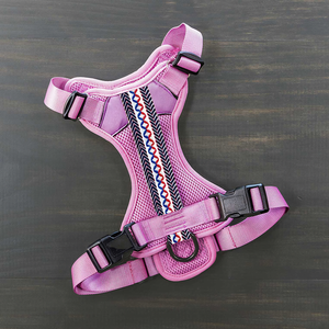 Personalizzato stampato Oem sport cane imbracatura Boho No Pull Running imbottito personalizzato imbracatura per cani ricamato per cani di grande razza - Product Image 2