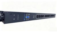 Unidad de Distribución de Energía (PDU) Trifásica con 12 Tomas P34 y Interruptor de Circuito Maestro Hidromagnético para Sala de Datos