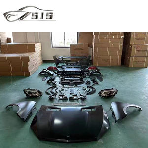 Classe ML W164 Bodykit de style ancien à nouveau mise à niveau vers W166 GLE63 pièces de voiture pour W164 2005-2019 ans capots de capot de phare de pare-chocs - Product Image 2