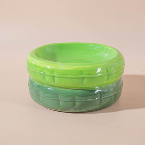 थोक कस्टम आधुनिक सिरेमिक कुत्ता कटोरा पानी कटोरा बिल्ली का खाना कटोरा - Product Image 5