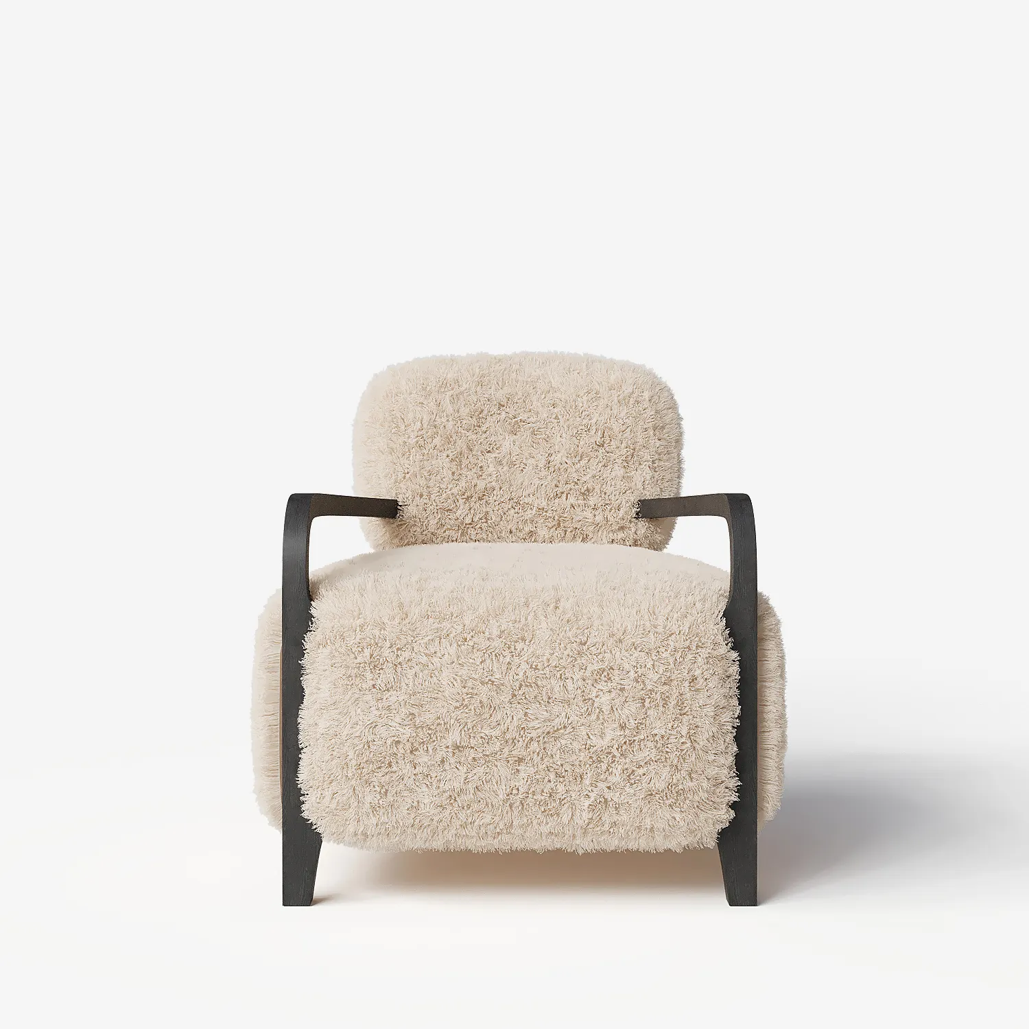 Canapés de salon modernes Chaises de salon Boucle Accent Chair for Small Spaces Fluffy Side Corner Sofa Chair