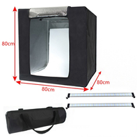 Boîte à lumière pour studio photo 32 "x 32", grande boîte à lumière pour produit, kit de tente de prise de vue photomaton professionnel