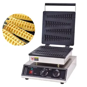 Waffle Maker 4pcs Commercial Electric Waffle Machine Stainless Steel Tree Shape with Temperature and Time Control Waffle Maker