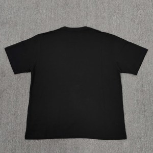 T-shirt Homme Été 555 STAR Tendance du <span class=keywords><strong>Fournisseur</strong></span>, Logo et Motif Personnalisables, 100% Coton, Noir, Best-sellers Printemps - Product Image 5