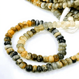 Cuentas Redondas de Piedra Natural de 6-7 mm, Hilo de 17 Pulgadas para Hacer Pulseras - Product Image 1