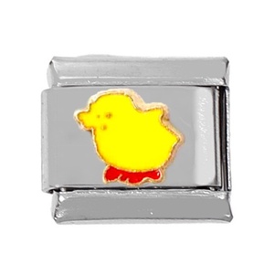 Pulsera con abalorios DIY de acero inoxidable 304, módulo de Animal bonito, pulsera elástica de acero inoxidable italiano, PULSERAS CON ABALORIOS de moda - Product Image 1