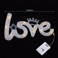 Saint Valentin mariage luxe plastique numérique numéro 520 1314 bébé lumière led bouquet fleur topper amour gâteau décoration