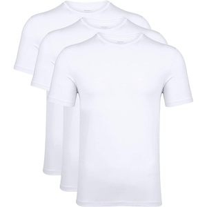 Lot de 3 T-shirts personnalisés pour hommes en viscose de bambou, à manches courtes, unis, doux et confortables pour la détente - Product Image 1