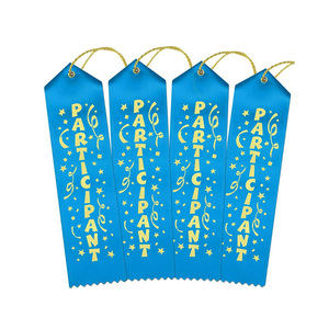 Rubans de récompense personnalisés 1er premier deuxième troisième quatrième Rubans de récompense personnalisés <span class=keywords><strong>2</strong></span> "* 8" Sport Place Gold Foil Printing Logo Awards - Product Image 2
