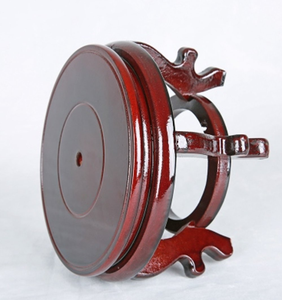 Supports d'exposition en bois de style chinois, faits à la <span class=keywords><strong>main</strong></span>, accessoires décoratifs pour vase oriental / support pour aquarium - Product Image 4