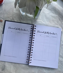 Benutzer definierte Lese journal Buchdruck Pflege Student Planer Geschenk für Krankens ch wester - Product Image 2