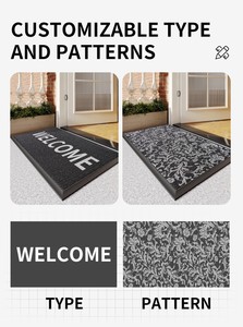 Tapis de porte antidérapants les plus vendus, tapis de porte artistique personnalisé pour la maison, tapis en nylon et caoutchouc, design personnel, logo, tapis d'<span class=keywords><strong>extérieur</strong></span> - Product Image 4