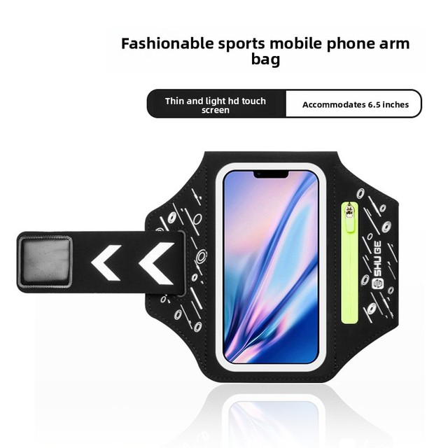 Custom Portable Waterproof Nylon Gym Running Armband Phone Holder Pouch Case Under Capacity Sport Bags
