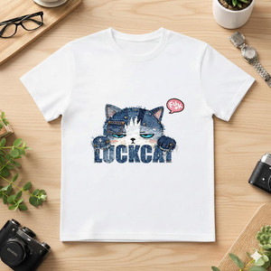 Camiseta Unisex de 210 g/m², 100 % Algodón, Informal, Transpirable, Duradera, con Estampado DTF, Camiseta para Hombre - Product Image 1