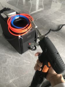 1500w poignée facile refroidissement par air fibre soudeur coupe nettoyage 3 en 1 machines de soudage laser prix pour acier métal inoxydable - Product Image 3