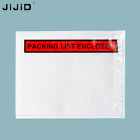 Enveloppes pour liste de colisage JIJID, pochette pour facture jointe, pochette autocollante pour étiquette d'expédition, enveloppes pour billet de transport aérien, emballage