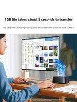 Station d'accueil pour disques durs externes USB 3.2 à double baie de 3,5 pouces haute performance pour ordinateurs de bureau, disques mécaniques et SSD