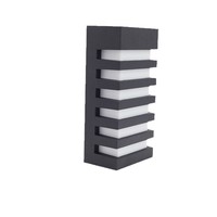 Projecteurs LED muraux extérieurs étanches IP55 en alliage d'aluminium pour villas, cours, balcons et couloirs - Angle de faisceau de 180°