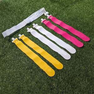 Drapeau de ceinture de jeu de football en acier inoxydable et fibre de verre pour adulte, personnalisé, à dégagement rapide, pour entraînement de rugby, gym en extérieur, fournisseur - Product Image 4