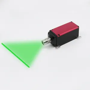 Linha de medição ou varredura industrial, módulo a laser verde 520nm 50mW