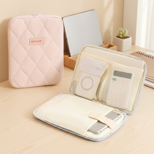 Beilen Tablet Storage Bag 11 Inch Portable Computer Sleeve With Organizers For iPad Huawei Devices - Product Image 1