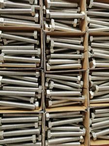 Pernos hexagonales con tuercas de alta resistencia a la tracción DIN 933 ISO 4017 ASME B 18.2.1 <span class=keywords><strong>IFI</strong></span> 149 ASTM A193 A193M B8MSH B8 B7 B7M M4-M100 - Product Image 6
