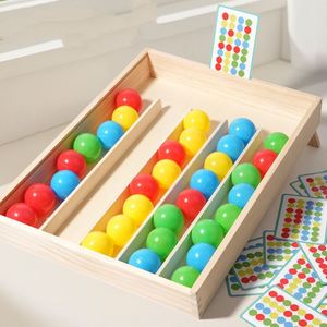 Ensemble d'activités interactives de tri et de reconnaissance des balles pour la maternelle, jouets de voyage pour la maternelle, jouets de correspondance des couleurs pour les tout-petits - Product Image 2