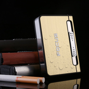 <span class=keywords><strong>Portasigarette</strong></span> personalizzato integrato per accendisigari antivento con cartuccia automatica multicolore - Product Image 6