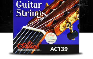 Ensemble de cordes de guitare classique plaquées argent de haute qualité <span class=keywords><strong>Alice</strong></span> AC139, série Solo, bon son et toucher - Product Image 3