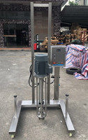 Mélangeur homogénéisateur à tête rotor-stator, moteur économe en énergie, homogénéisateur pour émulsions cosmétiques, mélangeur à cisaillement élevé à commande pneumatique pour lotions