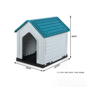 Hotsale büyük açık köpek kulübesi köpekler için çok kapı kafesleri kapalı Pet House nefes güneş yağmur koruma düğmesi kafes malzemeleri - Product Image 6