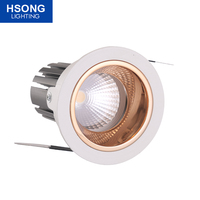Lumière intérieure projecteur encastré électrolytique 7W 10W 12W chambre led downlight pour la maison plafonnier led