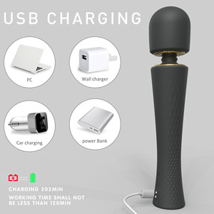 Bâton de massage électrique haute fréquence pour le corps, pour femmes, jouet sexuel pour adultes, vibrations puissantes, relaxation des épaules et du cou, USB - Product Image 3