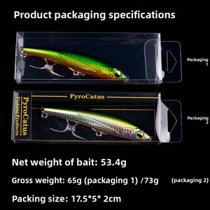 Nouvelle leurre artificielle 53,4g 115mm, leurre crayon coulant, leurre stick, leurre de pêche en eau salée, leurre <span class=keywords><strong>nageur</strong></span> - Product Image 4
